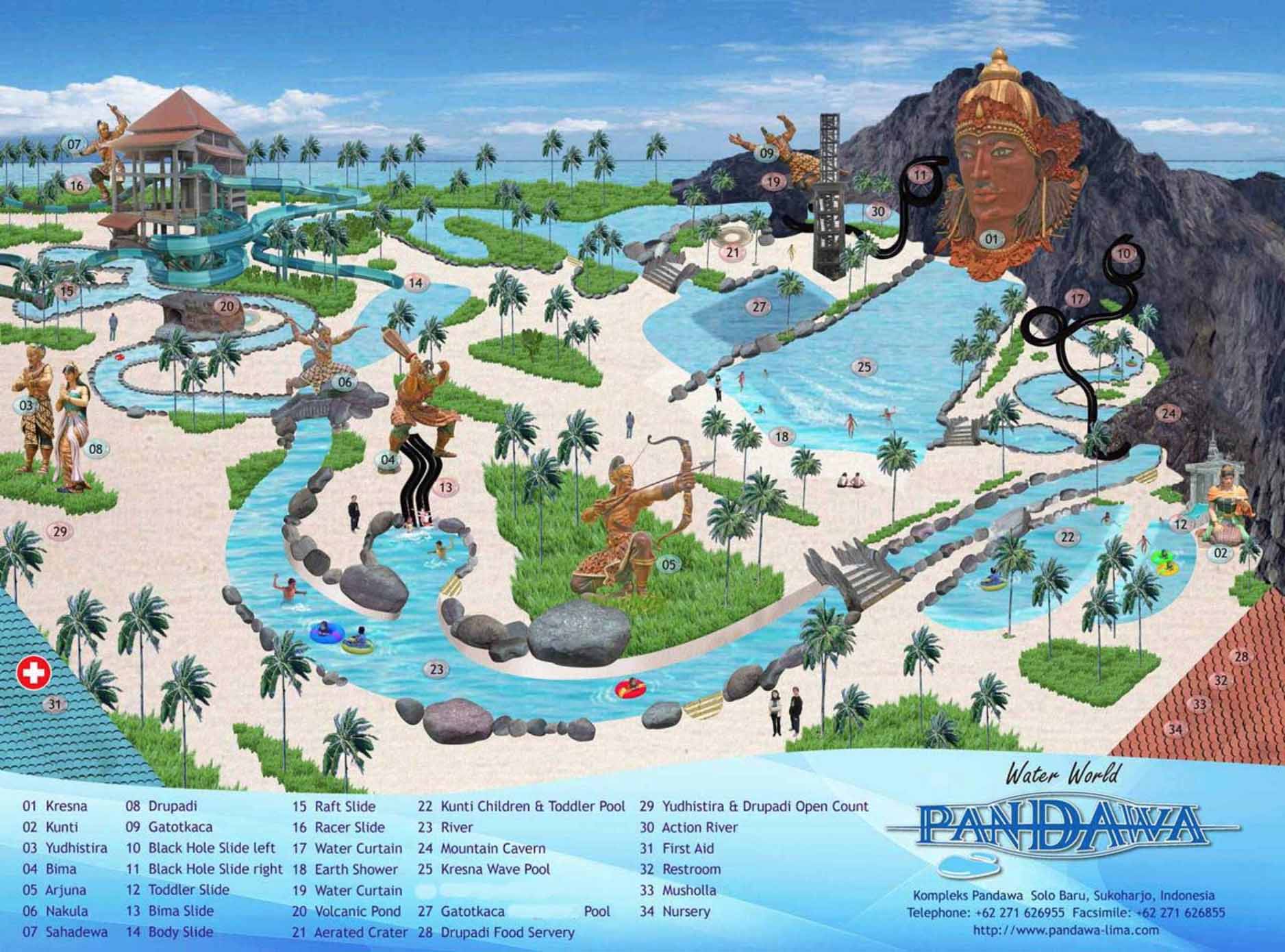 Wahana Pandawa Water World Solo