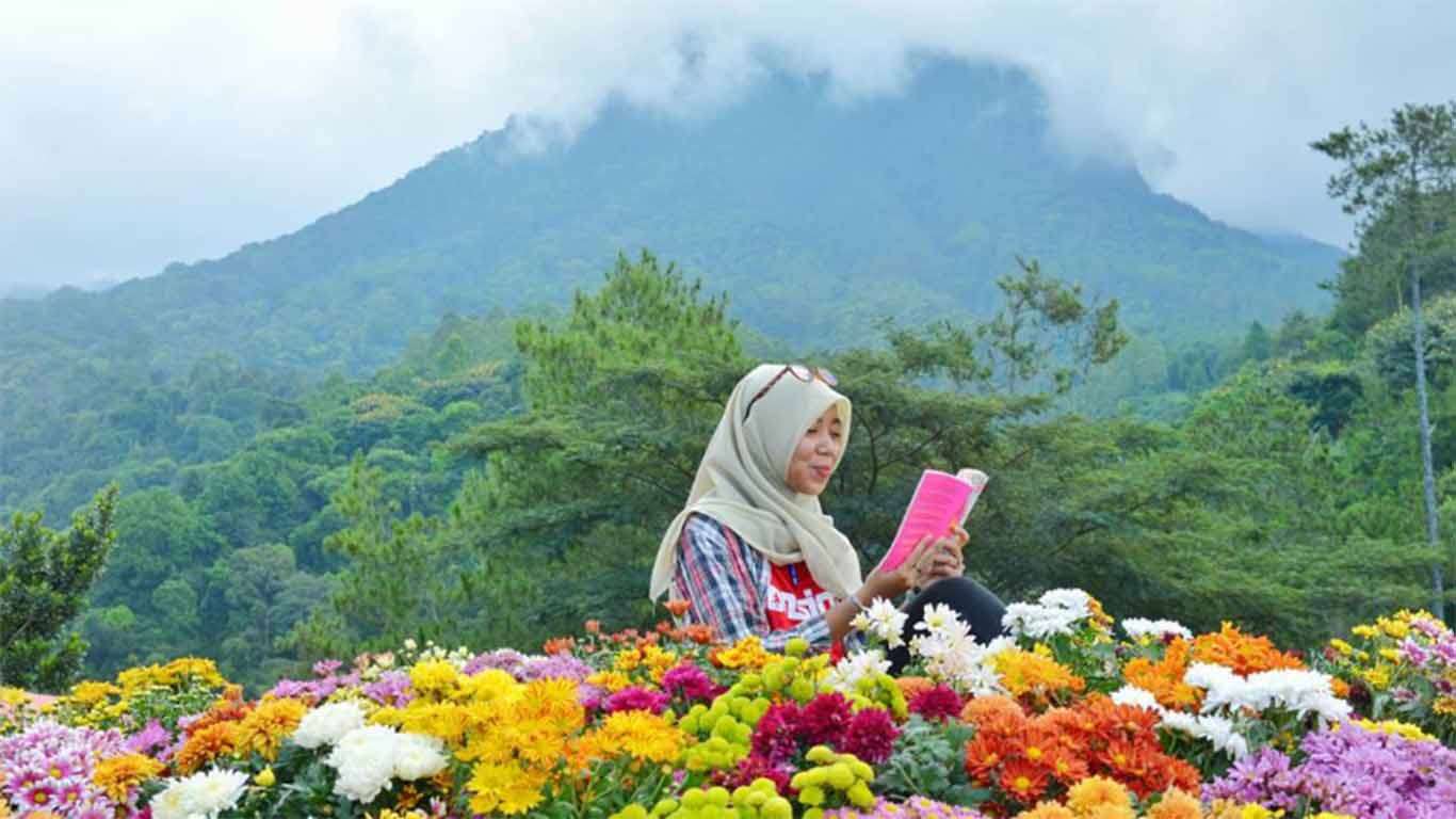 wahana batu flower garden