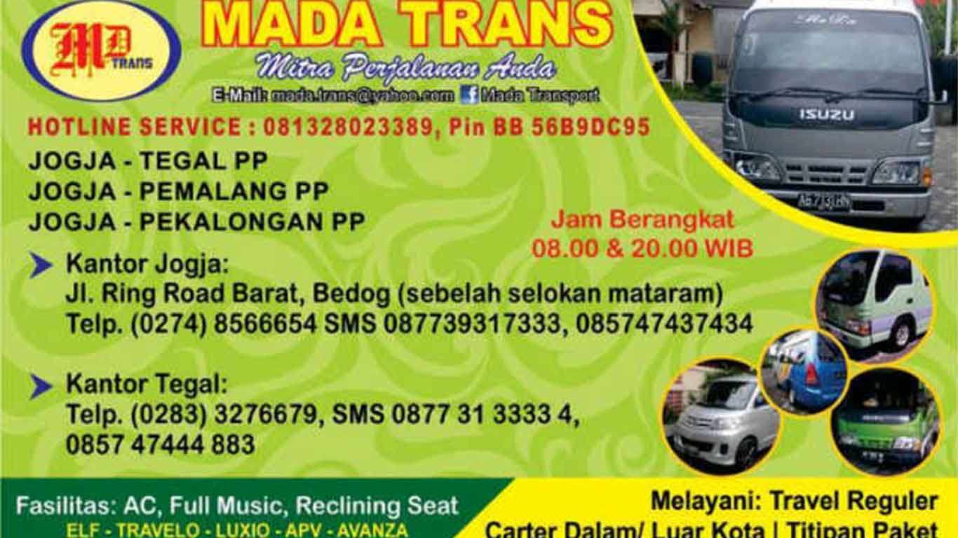 daftar travel jogja tegal