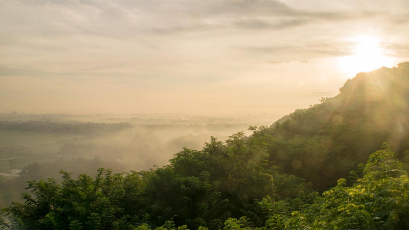 sunrise dan sunset kota Jogja