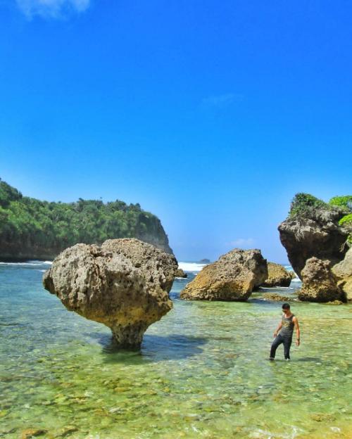 lokasi pantai watu leter