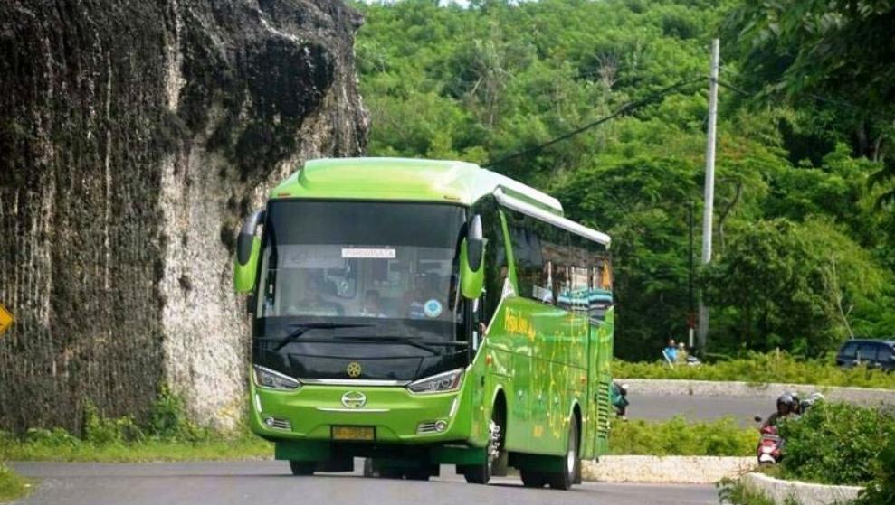 Bus Puspa Jaya purwokerto, kabupaten banyumas, jawa tengah