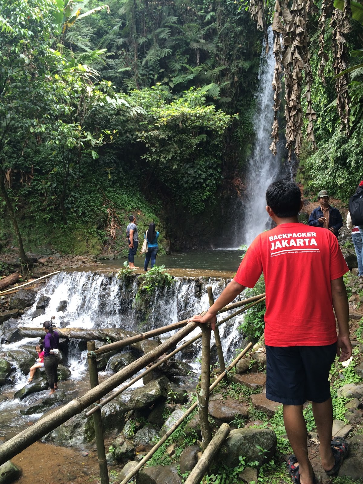 Aktivitas di Curug Ngumpet